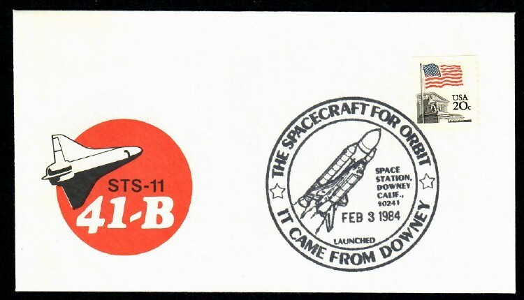 STS-41-B Downey Launch Cover