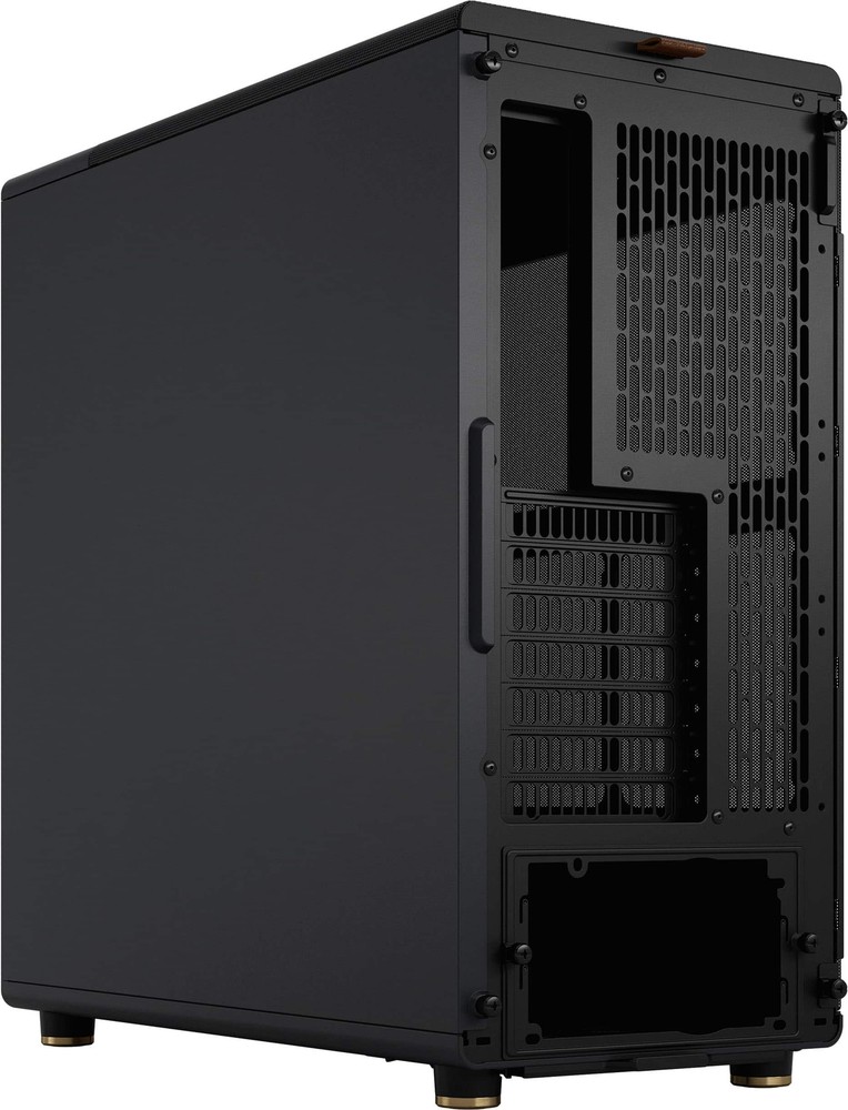 Fractal Design - North Charcoal Black with Walnut Front and Mesh Side Panel M...