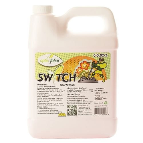 Optic Foliar Switch - Reverse Seed Production Hermaphrodites In Bloom