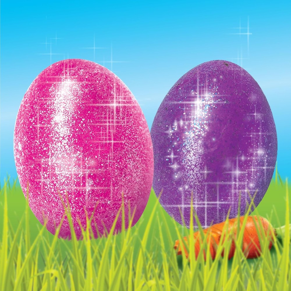 Glitter Egg Decorating Kit for Easter Crafts - DIY Supplies and Tools