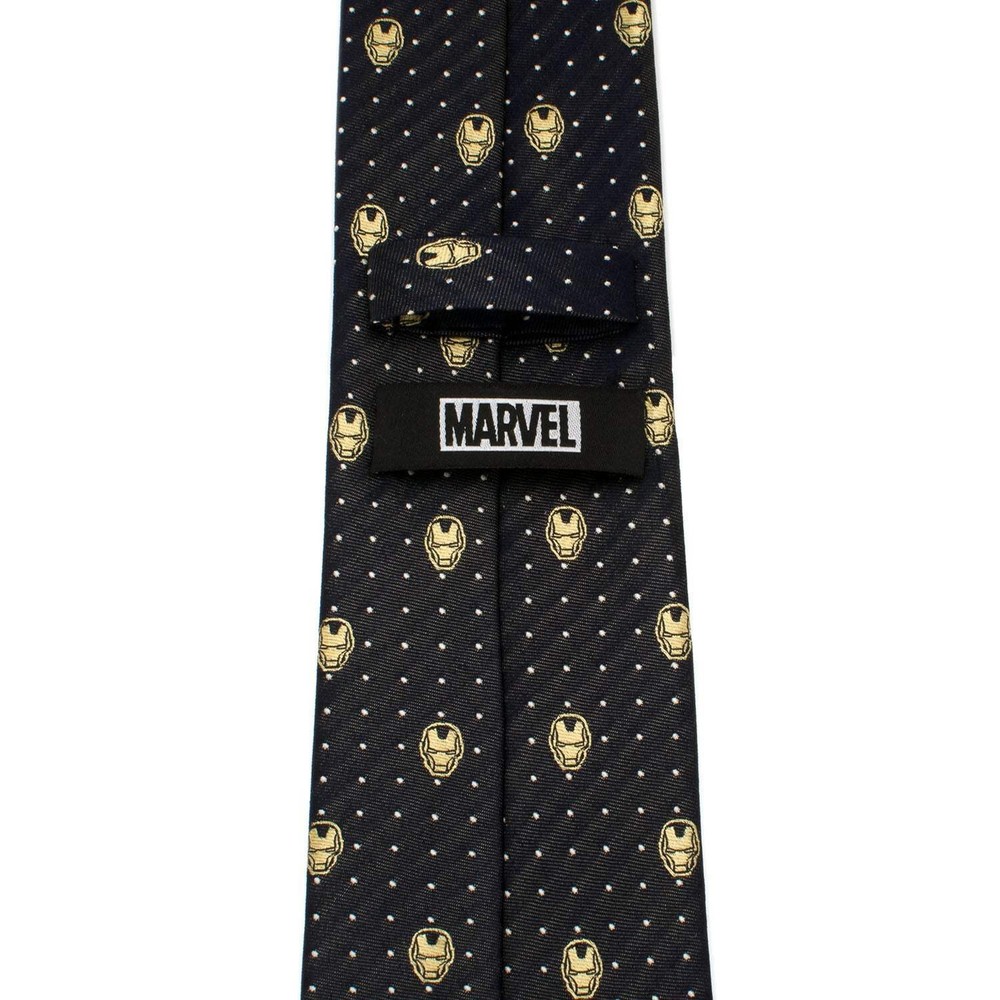 Marvel Iron Man Gray Dot Tie