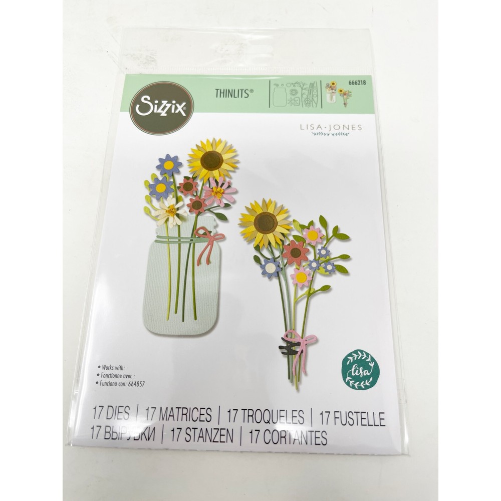 Sizzix Thinlits Flowers Metal Die Cuts Bundle Garden Summer Florals NEW