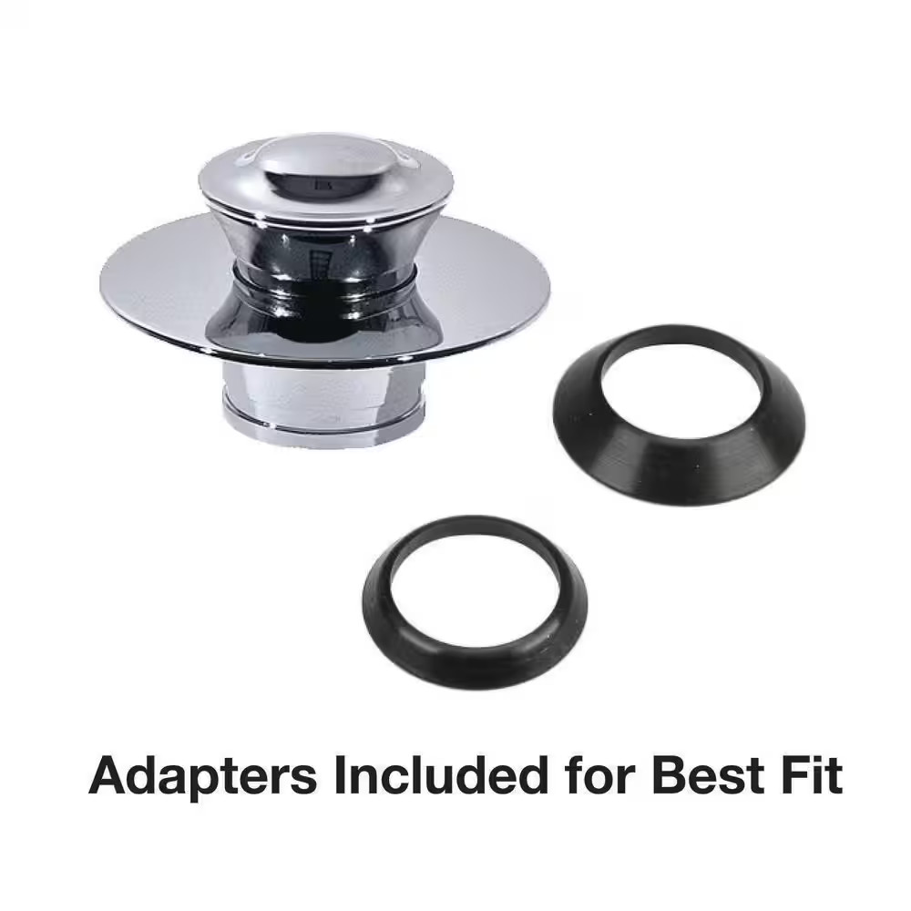 EZ Drain Bathtub Drain Stopper in Chrome