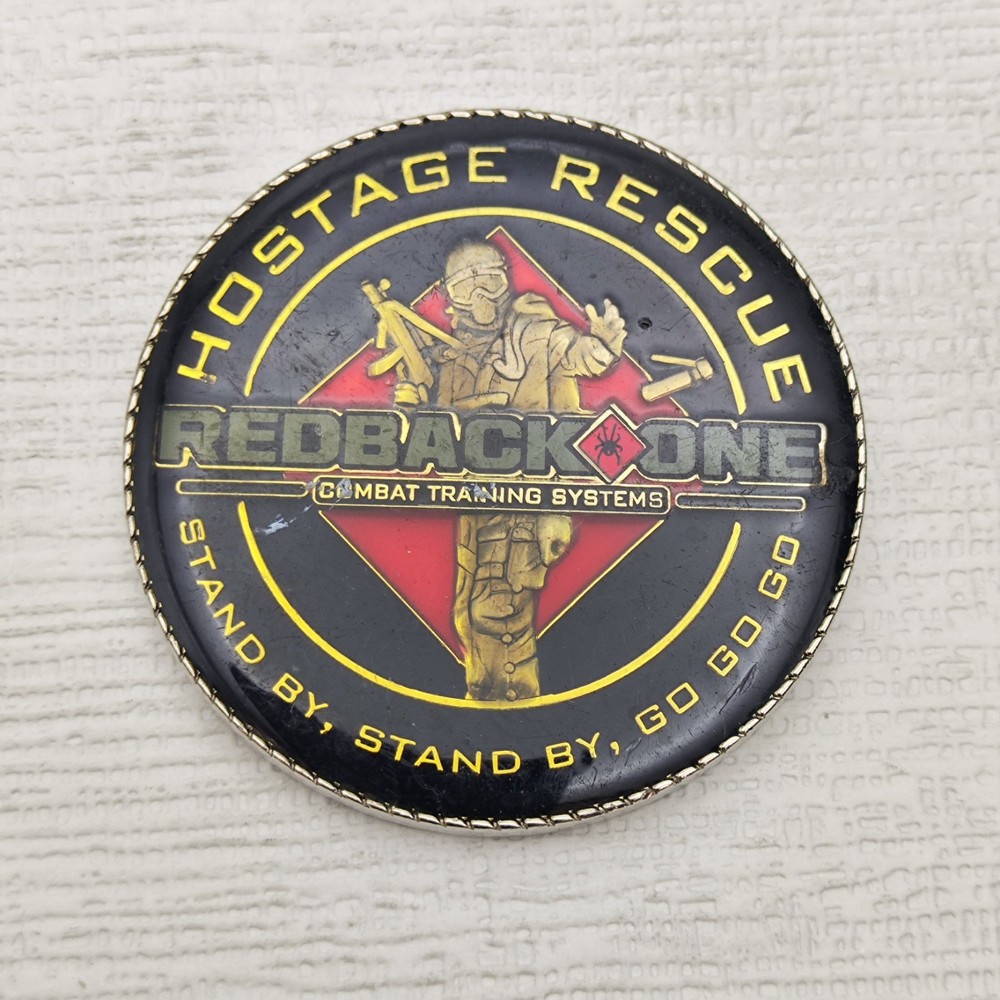 Hostage Rescue Redback One Challenge Coin