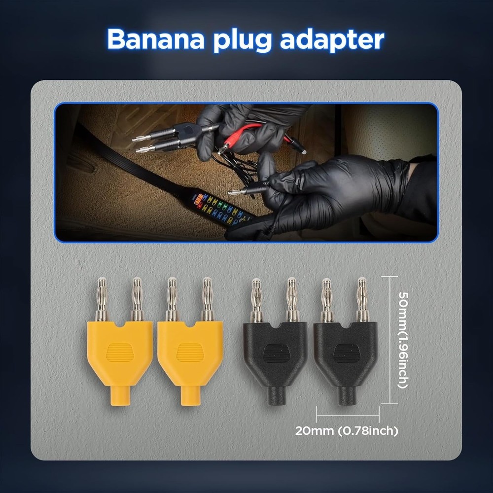 Versatile 68PCS Multimeter Testing Kit - Probes, Clips & Support Included
