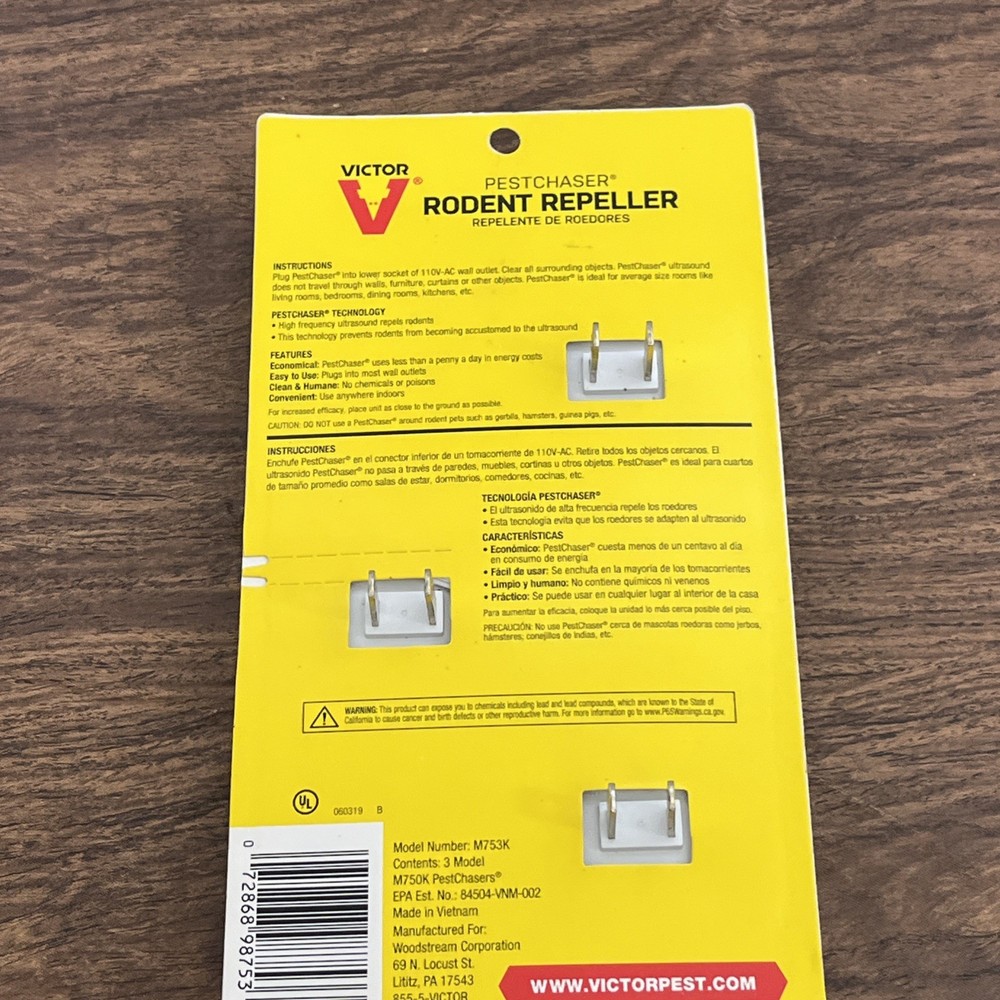 Victor Sonic Pestchaser 3 Pack,White By Victor