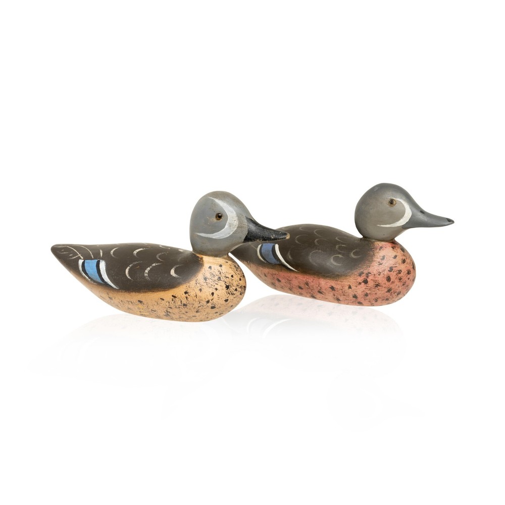 Pair Blue Wing Teal Decoys