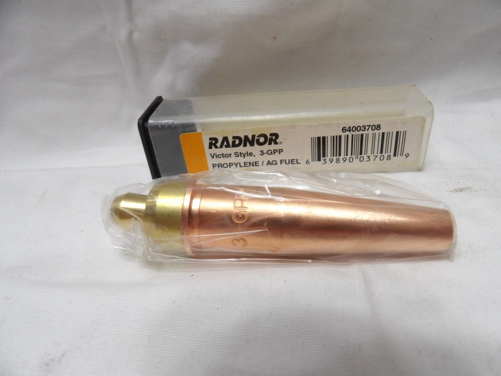 Radnor Victor Style 3-GPP Propylene/AG Fuel Torch Tip