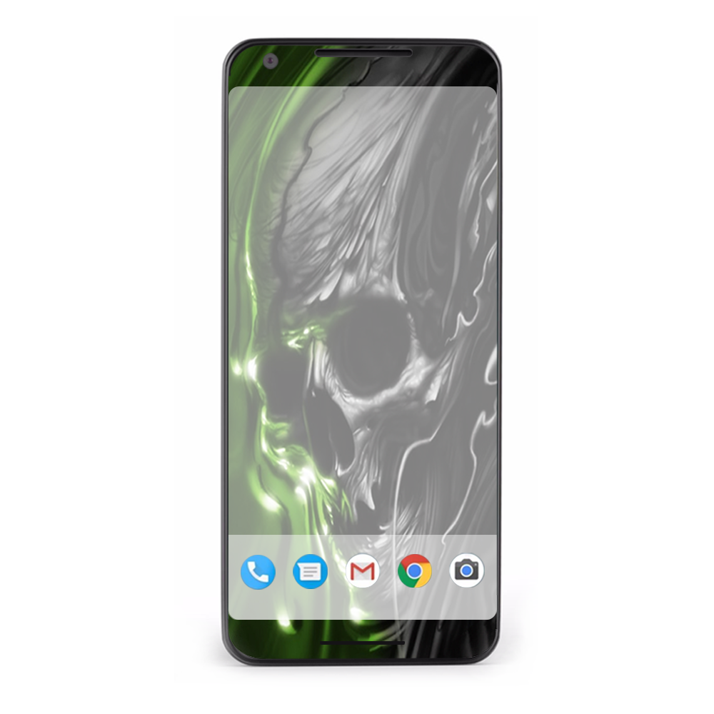 Google Pixel 2 Skins Decal Wrap Dark Skull