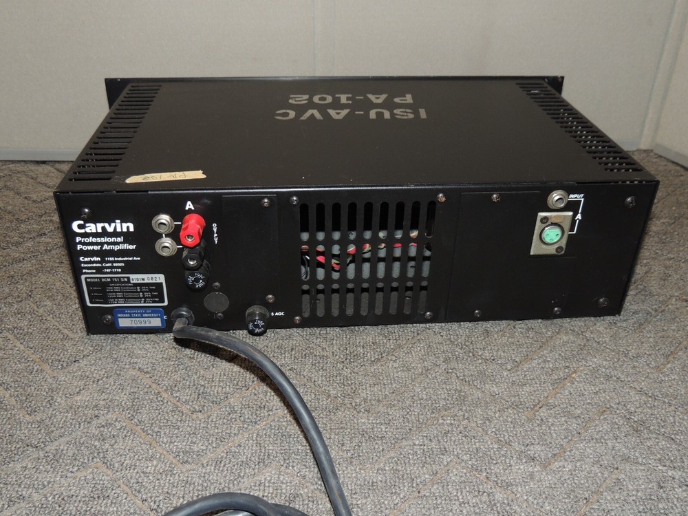 Carvin Professional Power Amplifier DCM 151