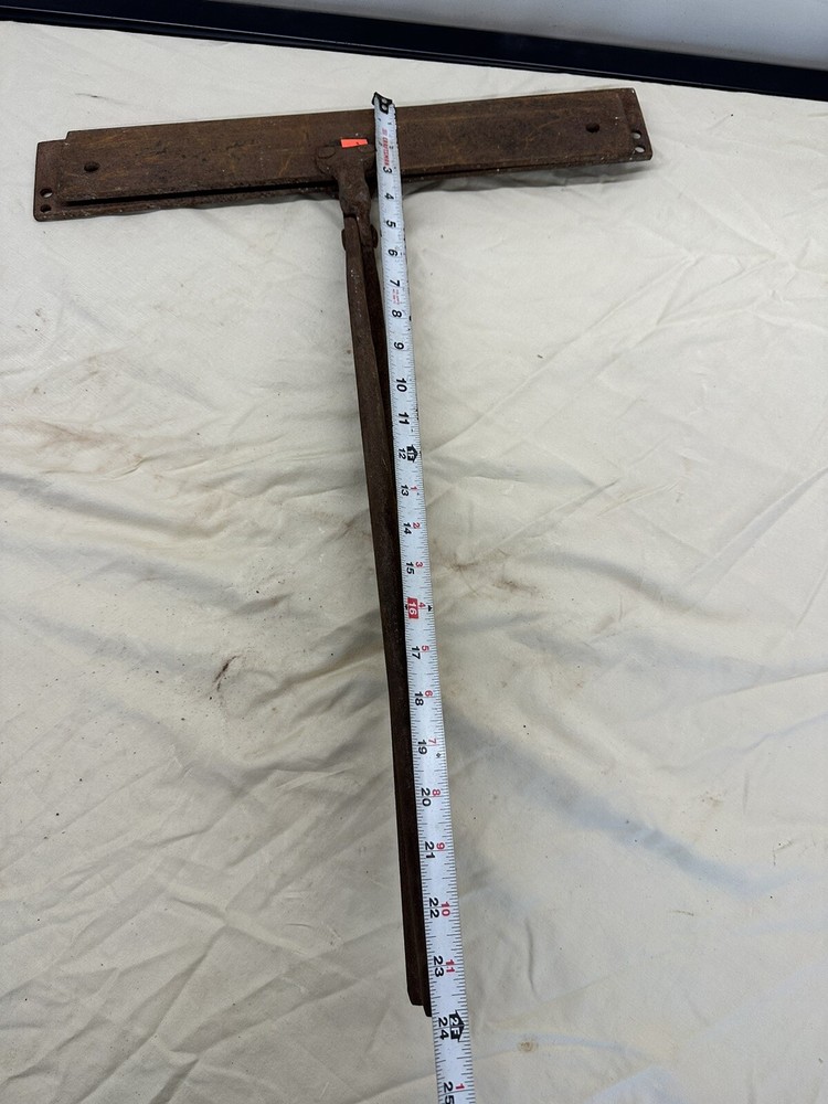 Antique Cast Iron Blacksmith Long Cast Iron Handles Clamping Tool ~ Unknown Use
