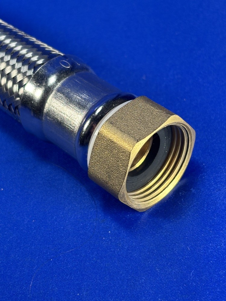 •NEW• Apollo Flow Stainless Steel Water Heater Connector 3/4” FIP Inlet & Outlet