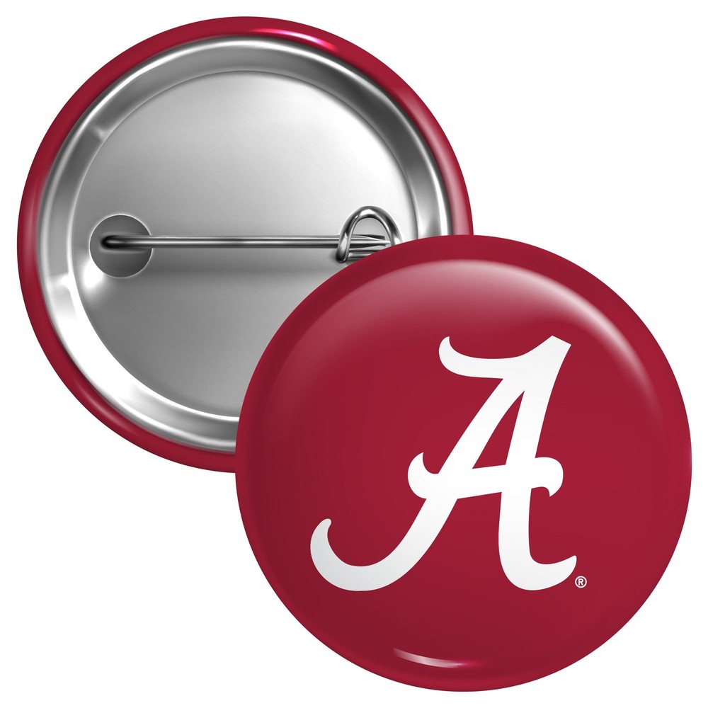 Alabama Crimson Tide Button Pin - 3 Size Options