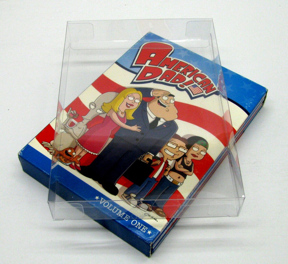 10x DVD OVERSIZED BOX SET (SIZE DVO A) - CLEAR PLASTIC PROTECTIVE BOX PROTECTOR