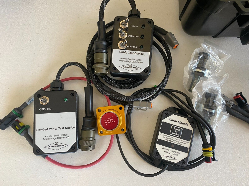 Amerex Defense 20211 Remote Display and harness Detector Controller UV/IR