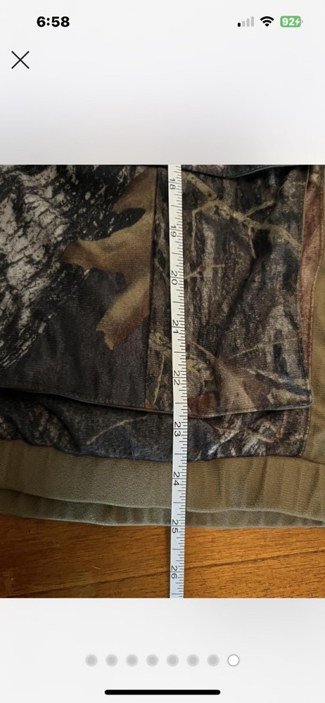Camo Jacket Large Mesh Lining Rain Hunt Realtree