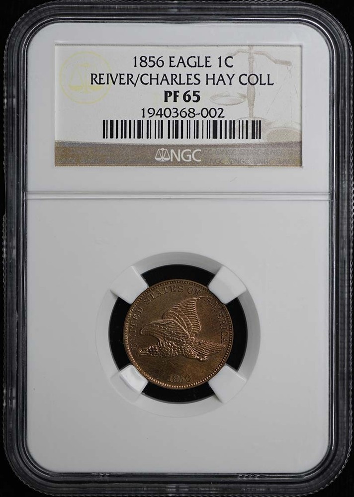 1856 Flying Eagle Cent 1C NGC PR65