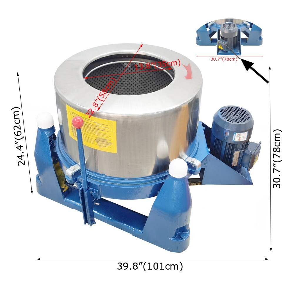 220V Centrifuge Machine Dehydrator Biomass Oil Extraction Solid-liquid Separator