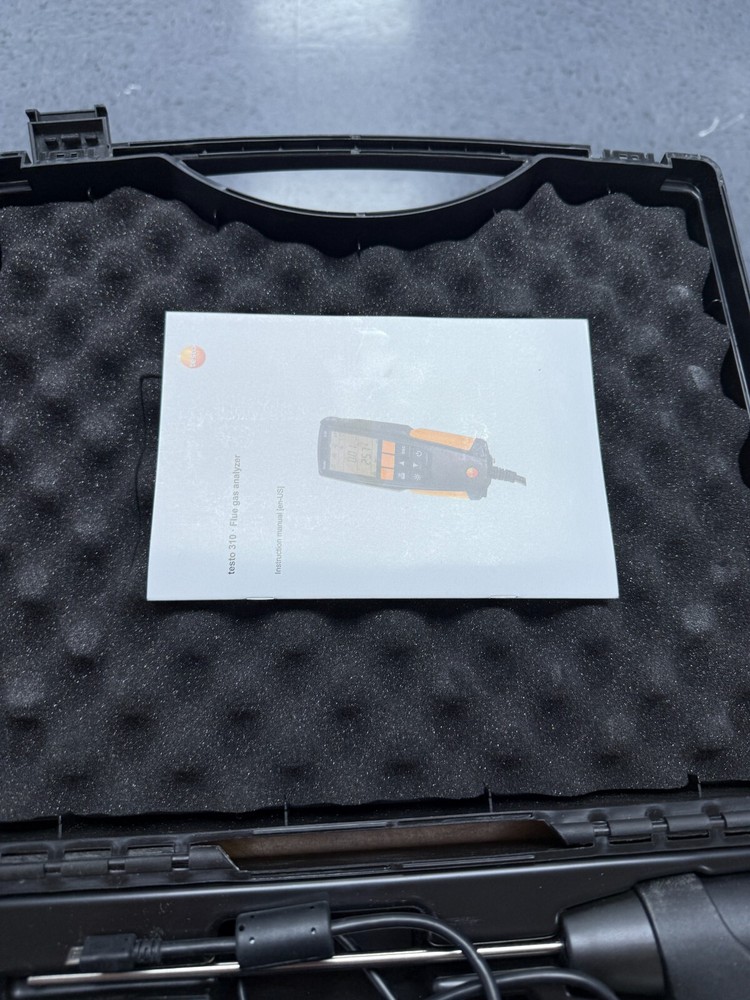 Used Testo 310 Residential Combustion Analyzer with Printer! Needs O2 Sensor