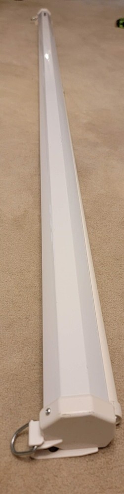 PANOVIEW Projection Screen Pull Down Manual White 91" Diagonal 87" Long