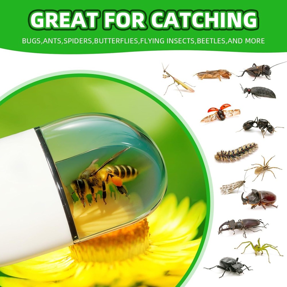 Bug Catcher Grabber (4 Pack) – Humane & Contactless Design