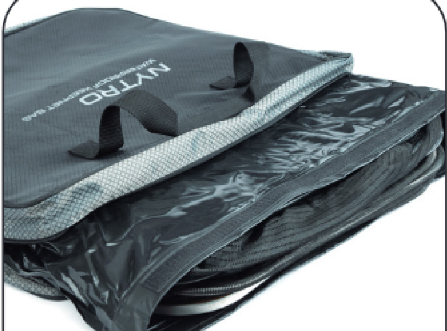 nytro monochrome waterproof keepnet bag