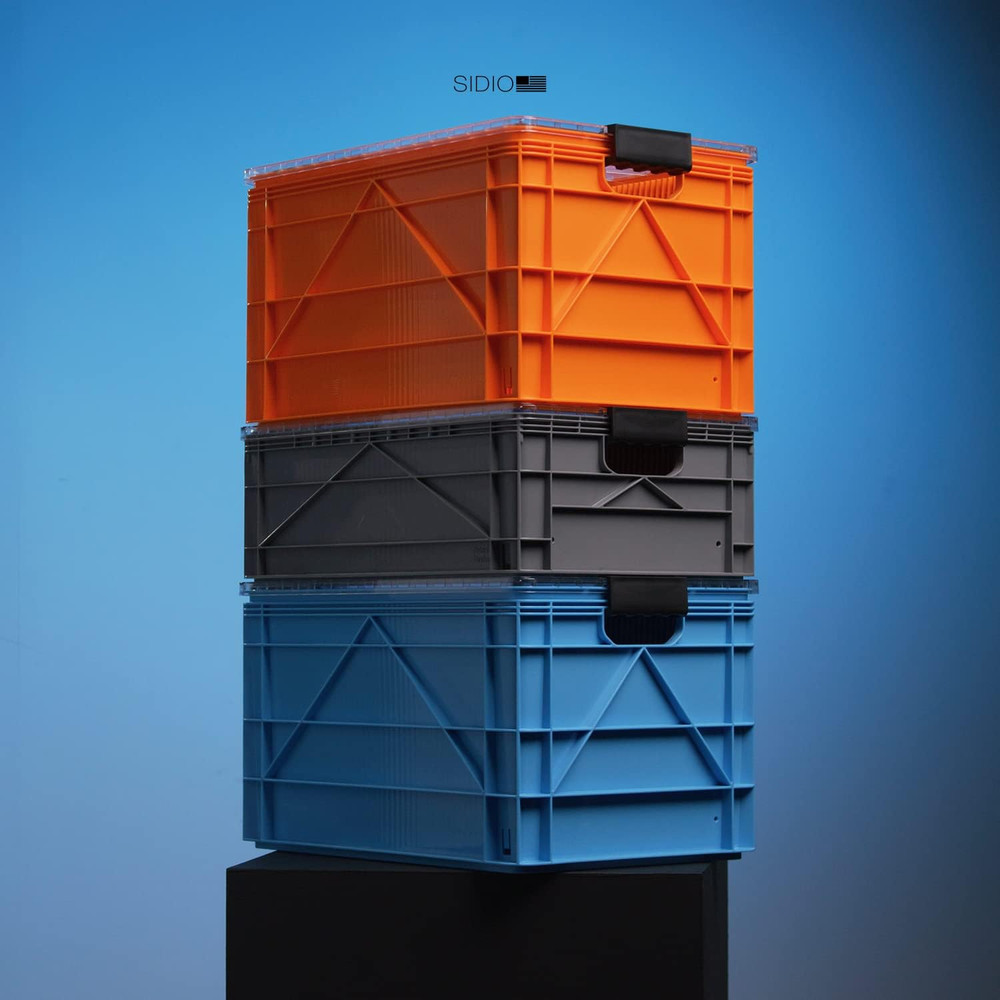 CRATE Starter Pack - Two Full Size and One Half Size crate, Stackable Outdoor Or
