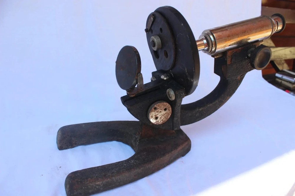 Vintage Soviet MICROSCOPE USSR cccp Measuring device