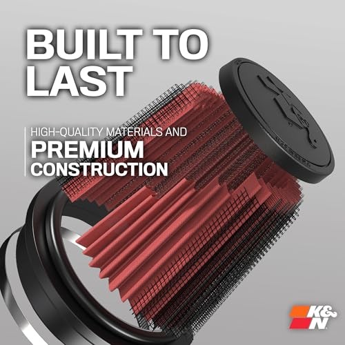 High-Flow Original Lifetime Universal Clamp-On Air Filter: High Performance,