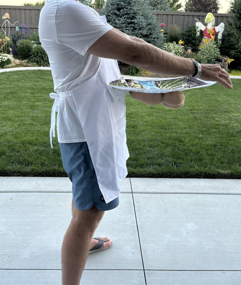 Impractical Gag Gift Ding Dong Aprons. LIGHT COLOR