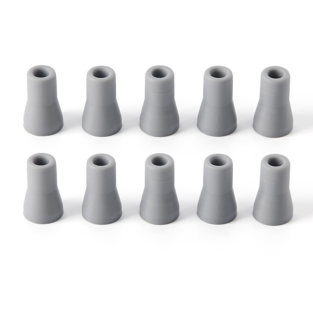 10 Pcs Dental Saliva Ejector Weak Suction Rubber Snap Tip Adapter Replacement