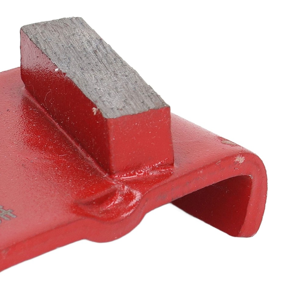 3Pcs Grinding Shoes Red Trapezoid 2 Long Teeth Grinding Tool For