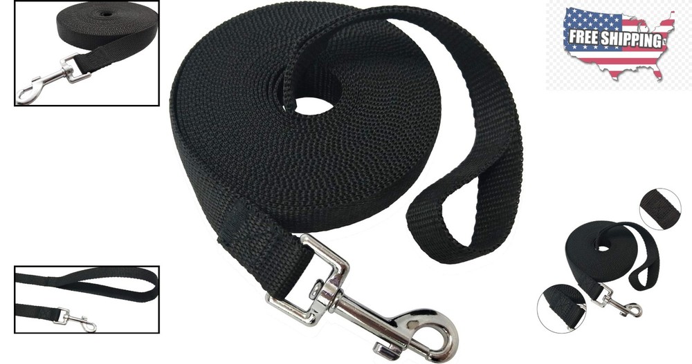 20ft Durable Nylon Dog Leash for Small Medium Large Breeds - Training Essential