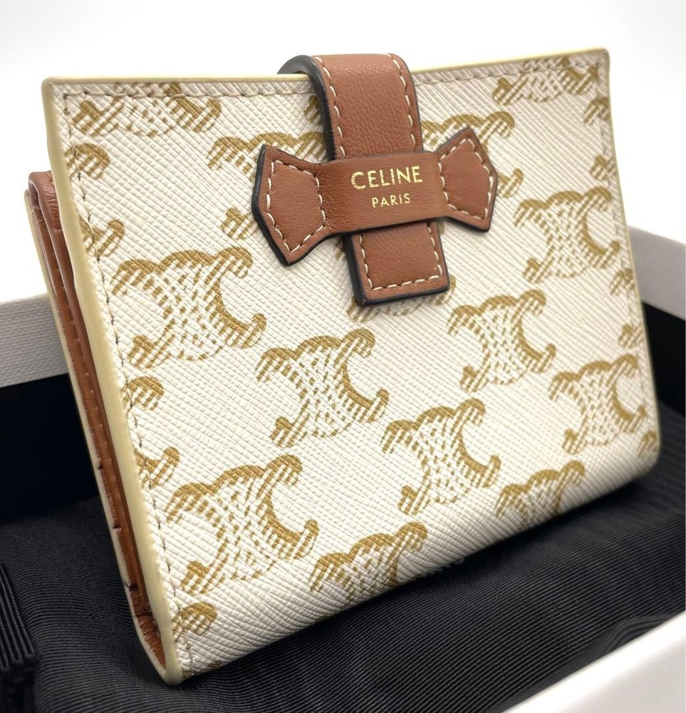 CELINE Small Strap Wallet Folding Wallet From Japan