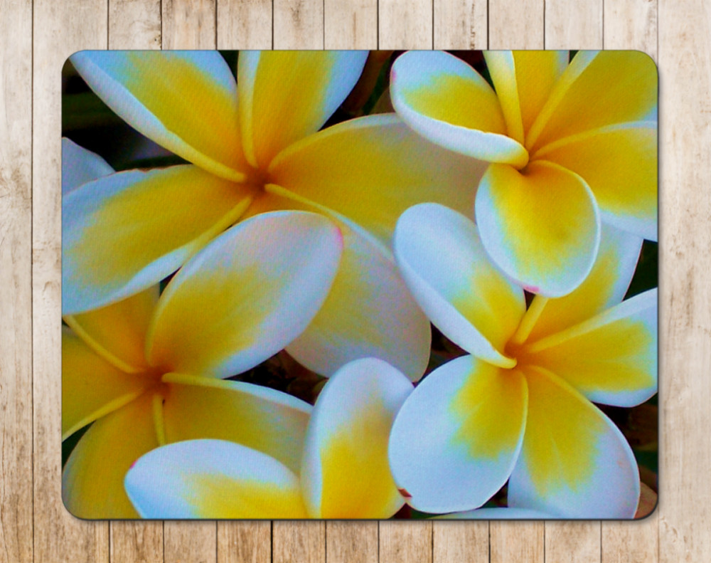 Frangipani Mouse Pad