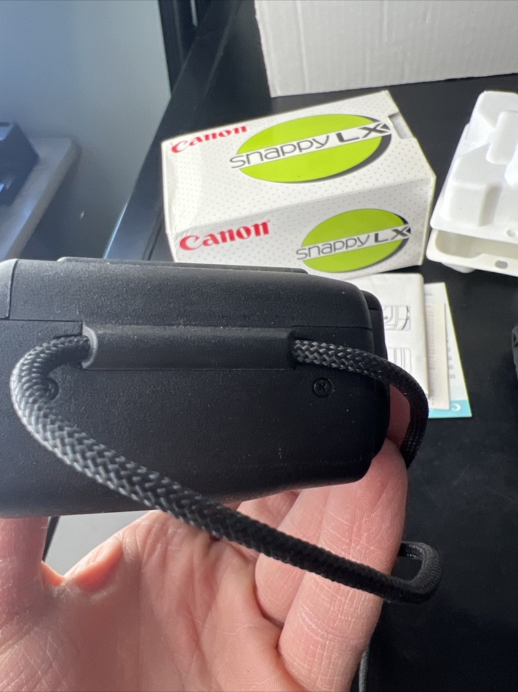 Canon Snappy LX Camera With Box Inserts And Carry Case