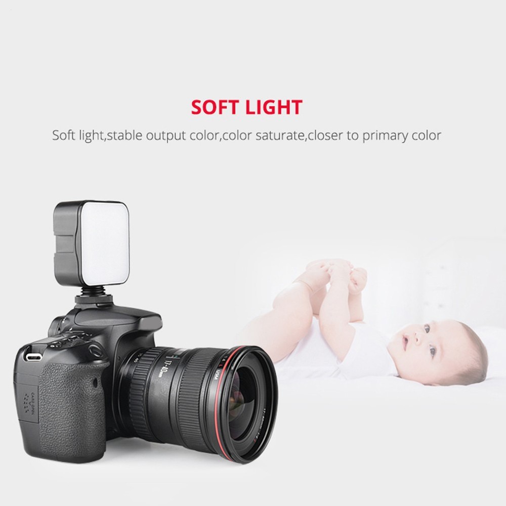 49 LED Continuous On Camera LED Panel Light Portable Dimmable Video Lighting