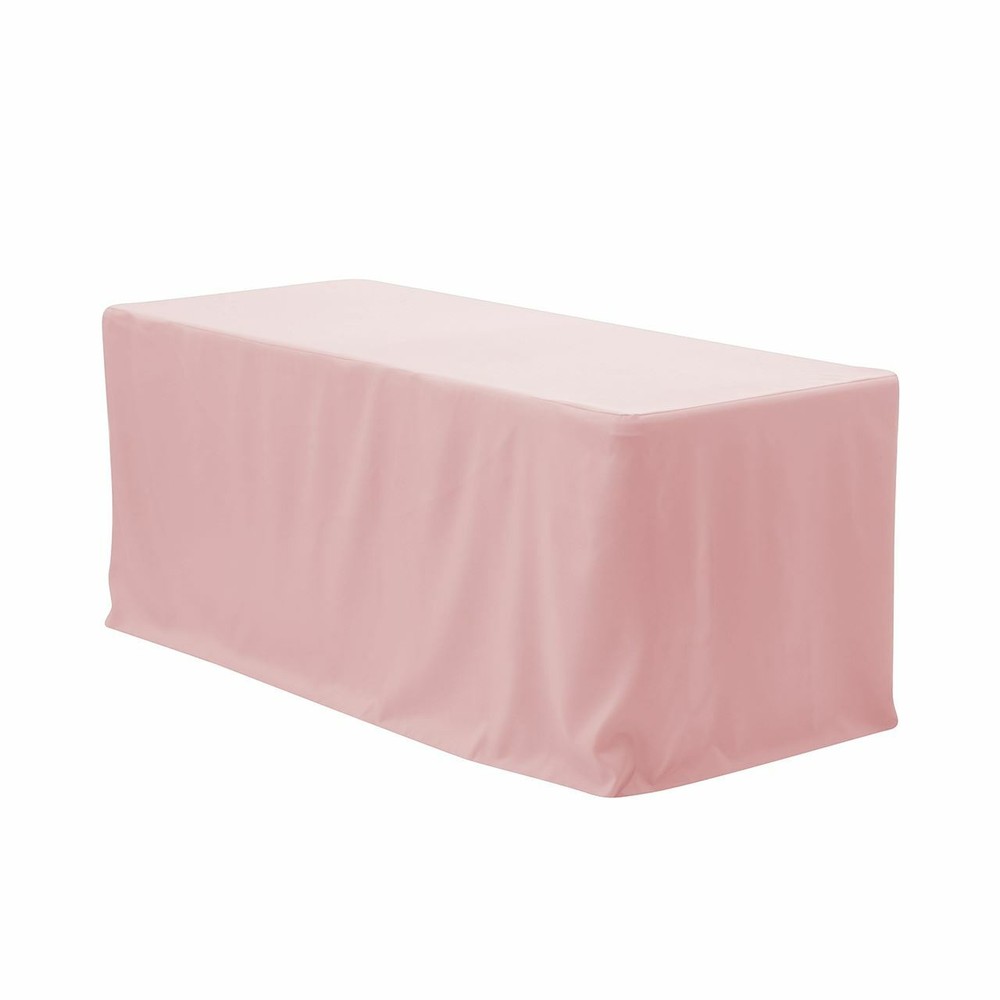6 ft. Fitted Polyester Rectangular Tablecloth, Premium Tableclothes for weddings