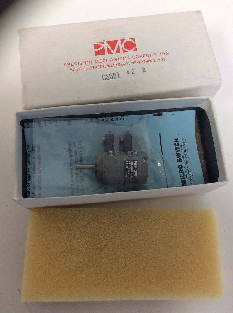 PMC MICRO SWITCH CS601-42-2 ROTARY CAM SWITCH