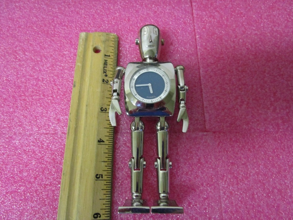 Fossil Stan BIG TIC Robot Man Clock