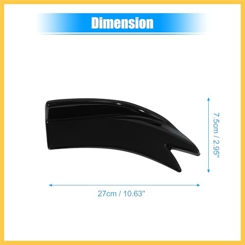 1 Pair Car Universal Rear Bumper Lip Diffuser Splitter Canard Protector Body