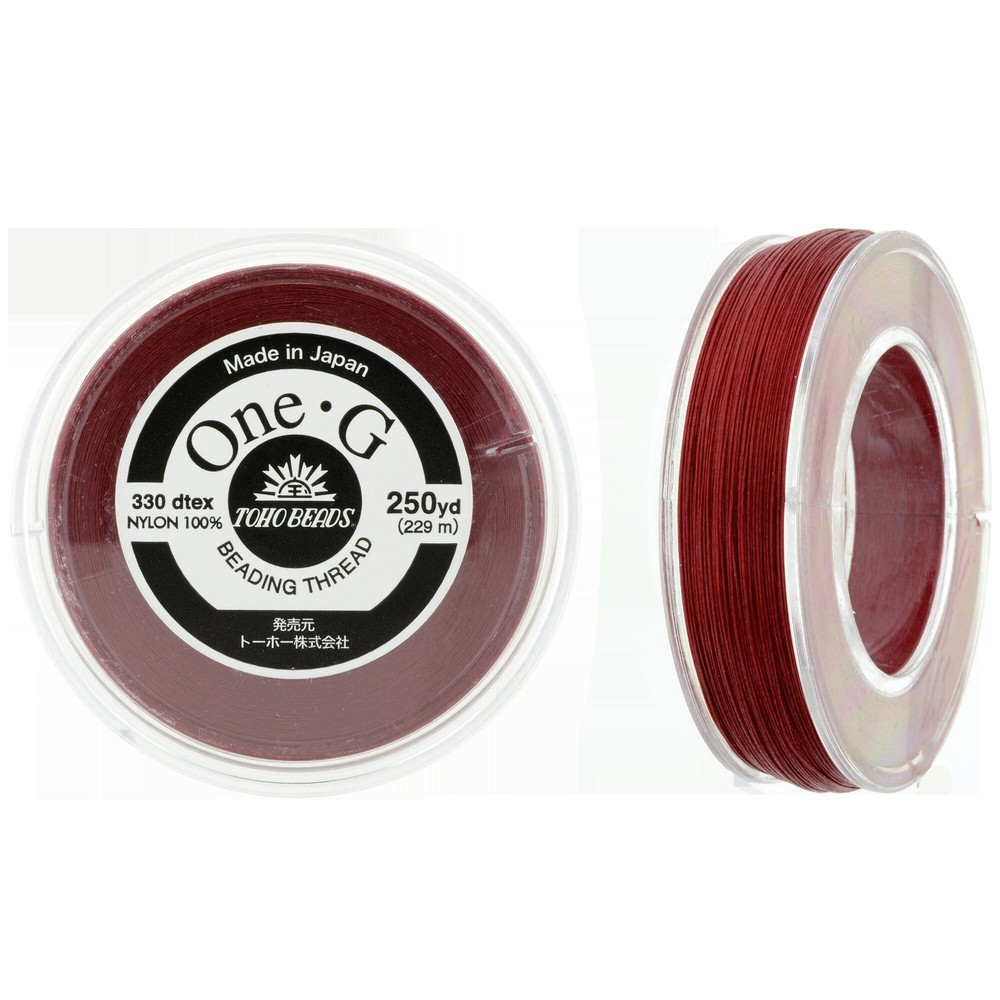 Red One-G Toho Beading Thread 50/125/250yd
