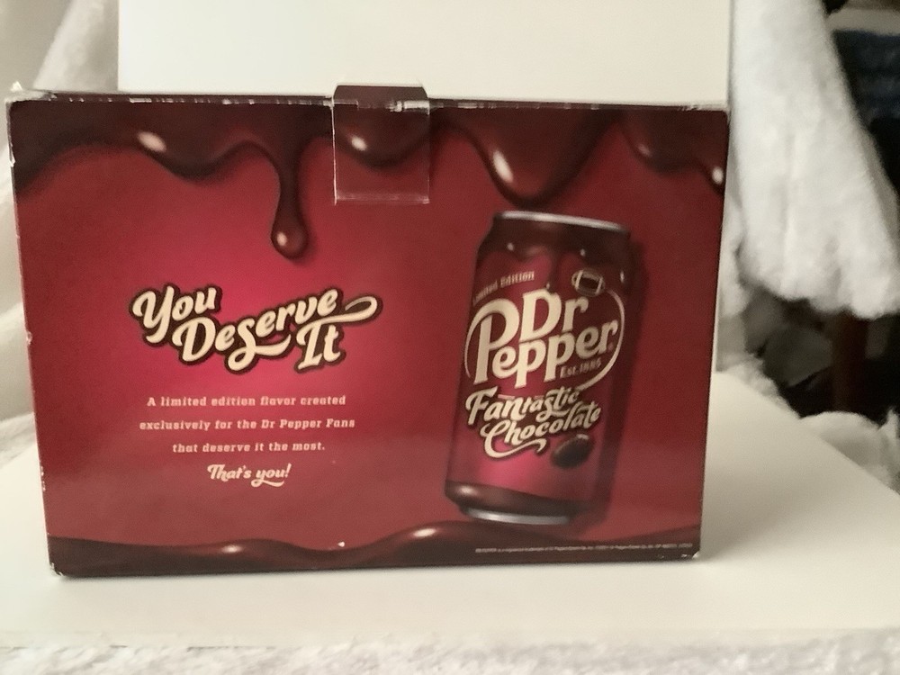 Limited Edition Dr. Pepper Fantastic Chocolate Empty Cans