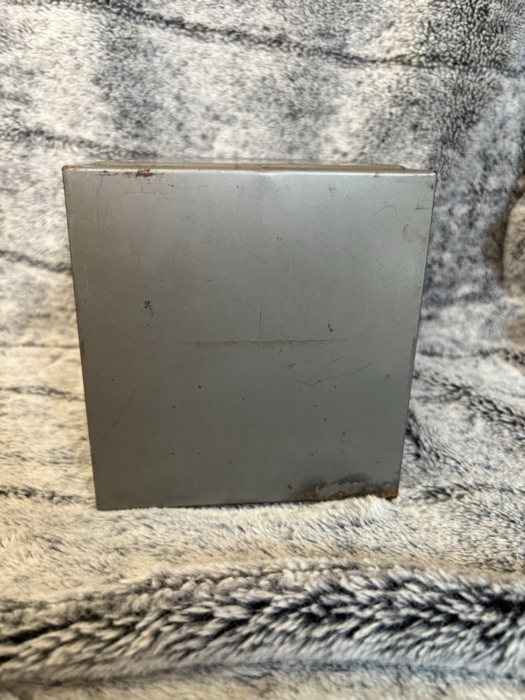 Vintage metal storage box #B4