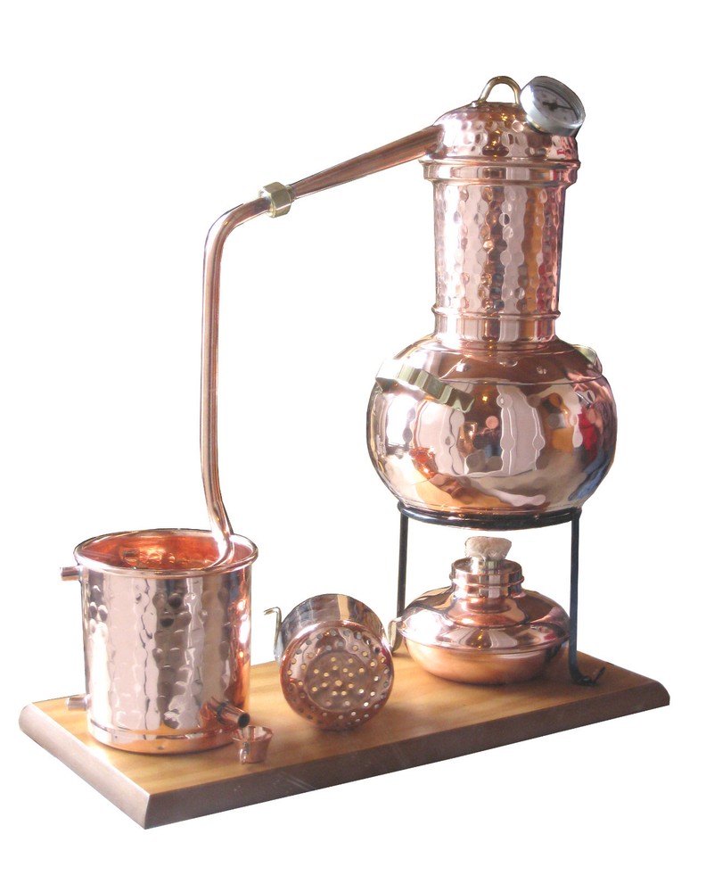Used Distillery, 2L "Calif" with Flavour Basket Distiller 2 Litre