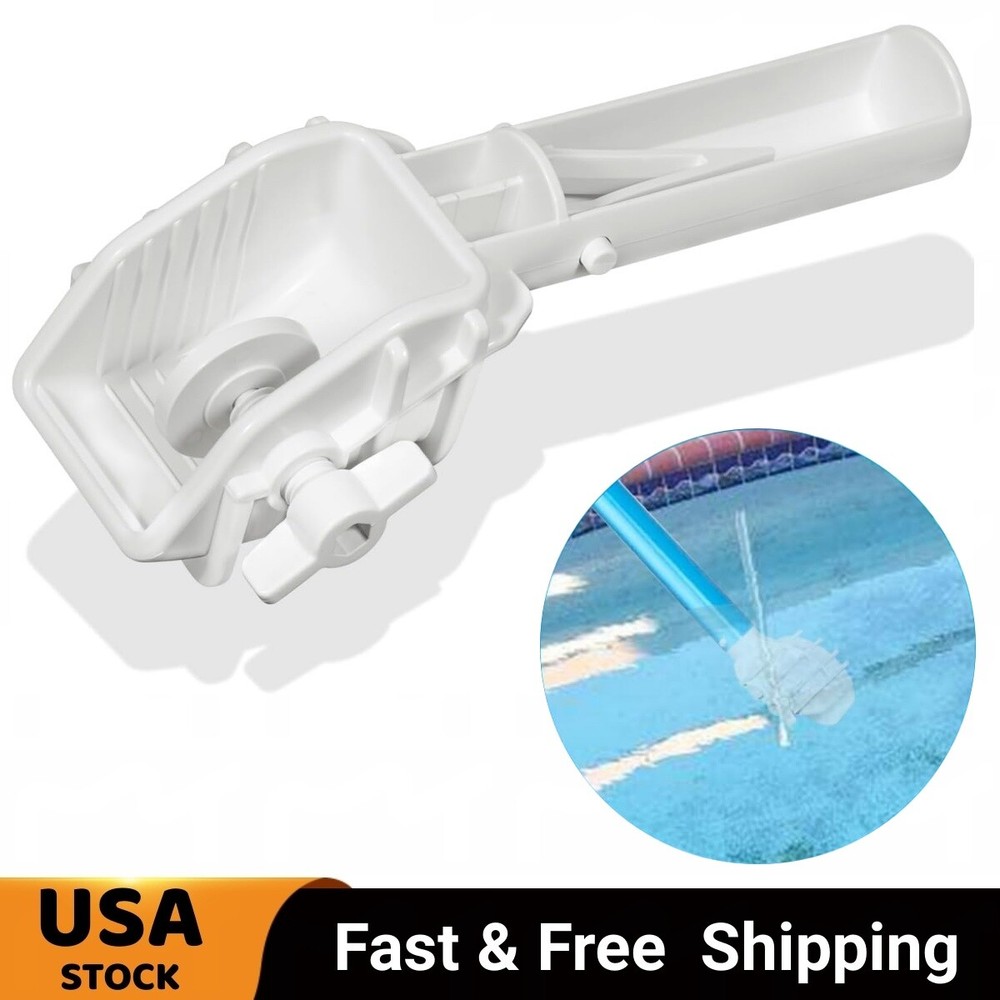 SWIMMING POOL CHLORINATION TABLET HOLDER & SCRUBBER FOR POOL POLE