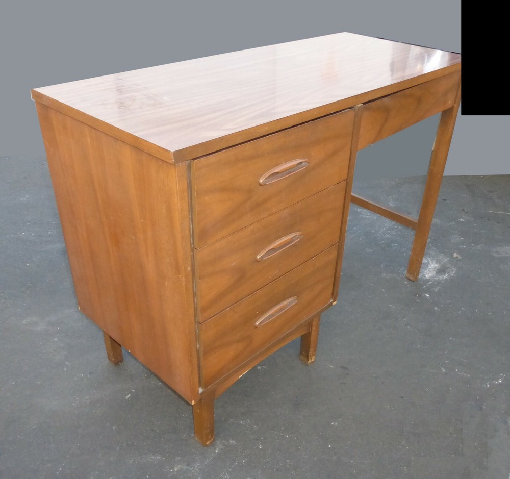 Vintage Danish Mid Century Modern Writing Desk