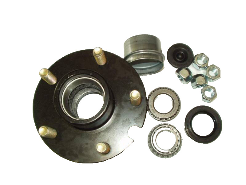 Reliable BT150A SHORT Trailer Axle Idler Hub W/Bearings Boat 5 lug Axel