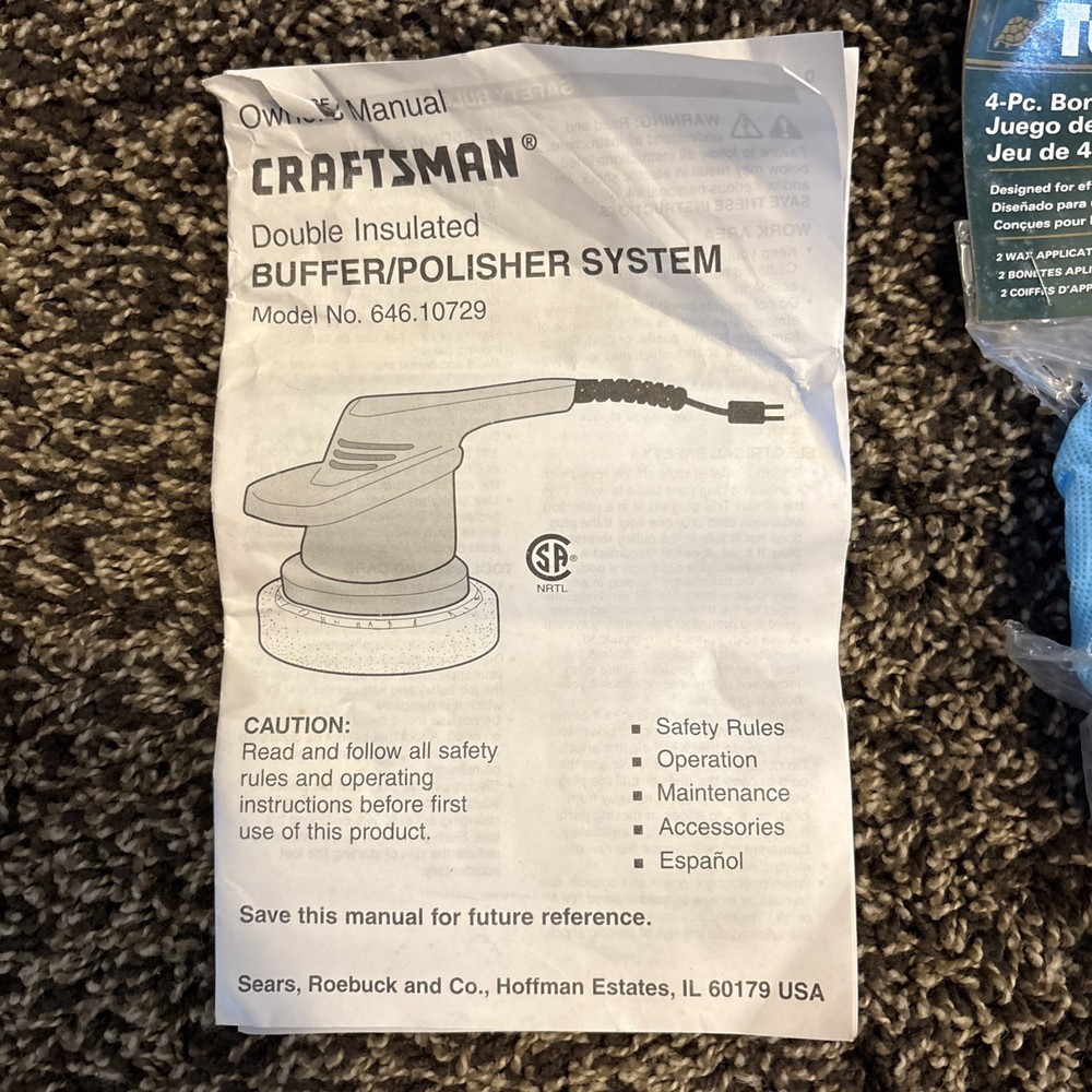 6in. car buffer polisher **WORKS!**