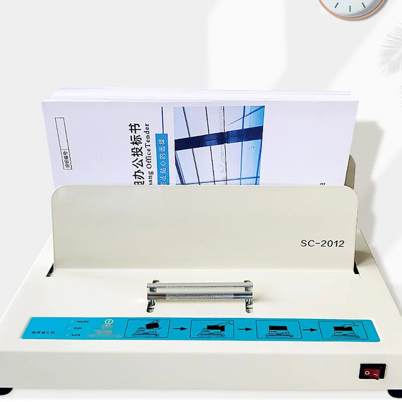 Hot Melt Binding Machine Contract Tender Financial Certificate A4 Book Envelope